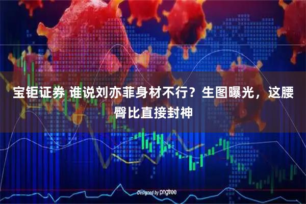 宝钜证券 谁说刘亦菲身材不行？生图曝光，这腰臀比直接封神